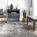Gray 96 x 30 x 0.59 in Area Rug - Wade Logan® Loni Solid Machine Washable Shag Area Rug Polyester | 96 H x 30 W x 0.59 D in | Wayfair
