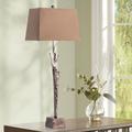 Crestview Collection Giacometti Bronze Metal Buffet Lamp with Bronze Shade