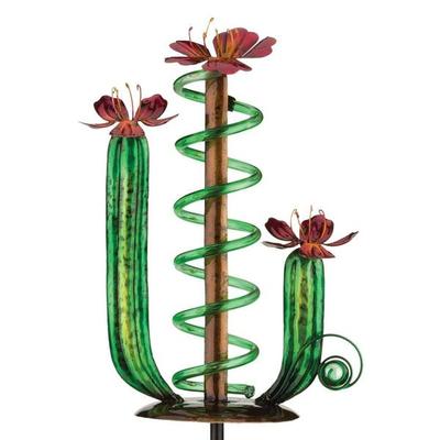 Regal Art & Gift 13027 - 36" Cactus Solar Stake Lawn Ornament