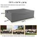 Patio Furniture Covers Waterproof outdoor Windproof patio sectional sofa cover