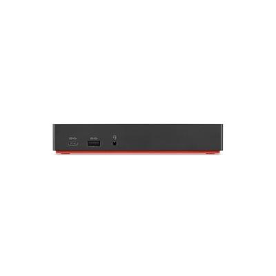 Lenovo 40AS0090EU Notebook-Dockingstation & Portreplikator Verkabelt USB 3.2 Gen 1 (3.1 Gen 1) Type-C Schwarz Image