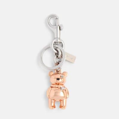 Coach Accessories | Coach 3 D Bear Bag Charm Nwt | Color: Gold/Red | Size: Os