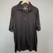 Adidas Shirts | Adidas Men's Black Ultimate 2.0 Solid Polo Shirt Sz Xxl | Color: Black | Size: Xxl