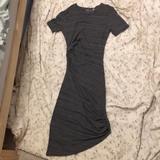 Athleta Dresses | Athleta Downtown Asymmetrical Dress | Color: Black/Gray | Size: Xxs