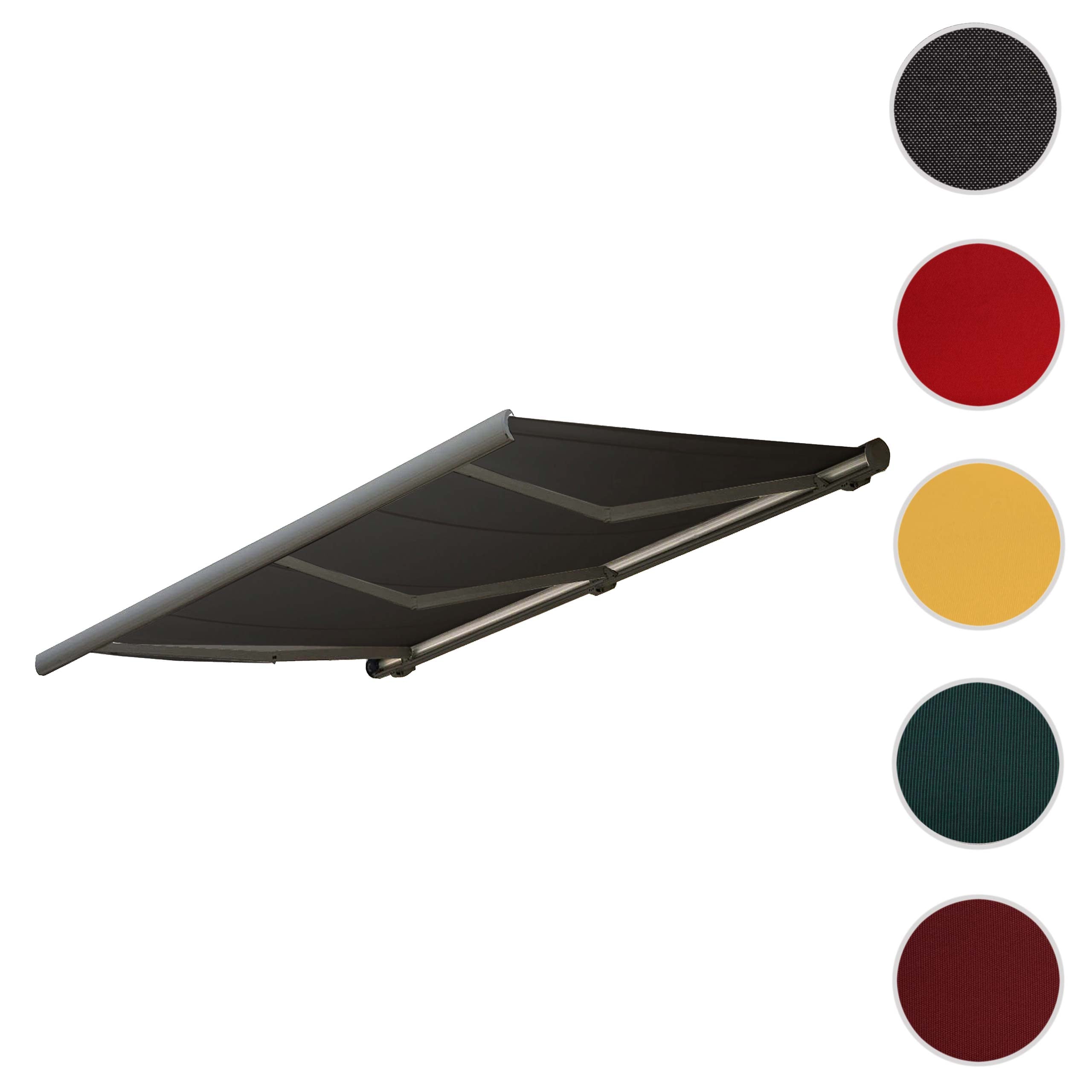 Ersatz-Bezug für Markise T124, Vollkassette Ersatzbezug Sonnenschutz 5x3m ~ Acryl creme Image