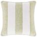 Pine Cone Hill Awning Stripe Soft French Blue Indoor/Outdoor Decorative Pillow Polyester/Polyfill blend in Green | 20 H x 20 W in | Wayfair