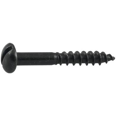 Zier-Holzschraube ø 4 x 30 mm, Flachkopf, Schmiedeeisen verzinkt patiniert Image