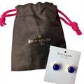 Kate Spade Jewelry | Kate Spade New Authentic Circular Indigo Blue Earrings - Great Gift! | Color: Blue | Size: Os