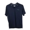 Columbia Shirts | Columbia Mens L Navy Blue Polo Short Sleeve Collared Omni Shade Sun Protection | Color: Blue | Size: L