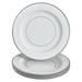 Silver Spoons Basic Paper Disposable Dinner Plate in Gray | Wayfair 1215-SiS