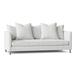 Bernhardt Taylor 87.5" Wide Patio Sofa w/ Cushions Metal/Rust - Resistant Metal in Gray | 29 H x 87.5 W x 38.5 D in | Wayfair O7417_6014-002