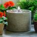 August Grove® Evita Concrete Fountain | 11.25 H x 13.5 W x 13.5 D in | Wayfair B6C9779C77764AD7ACE9EE943A9DE8A5