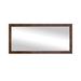 Wade Logan® Larmar Wood Framed Bathroom/Vanity Mirror in Brown in Black | 39 H x 47.5 W x 0.75 D in | Wayfair A828E95D7D7342629974D2D06344125F