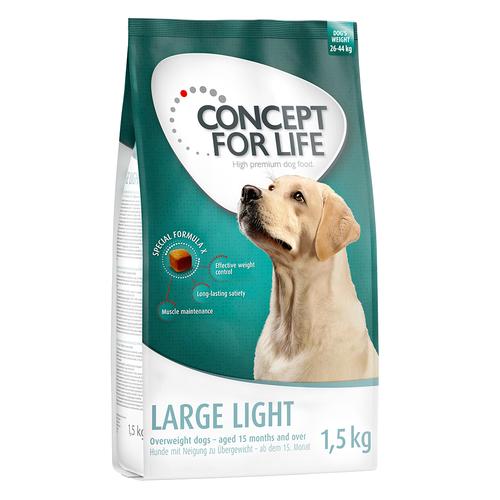 1,5kg Large Light Concept for Life Hundefutter trocken