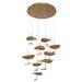 Eurofase Lighting Lagatto 9 Light LED Multi Light Pendant - 41910-016