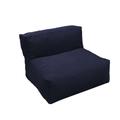 Fauteuil salon de jardin modulable Polyester Bleu 87x85x62CM