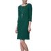 Anthropologie Dresses | Anthropologie Ganni Lousa Green Textured Shift Dress | Color: Green | Size: Xs