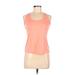 Balance Collection Active Tank Top: Orange Activewear - Women's Size Small