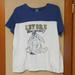 Disney Tops | Eeyore University #66 The Wonderful World Of Disney Women’s Plus Size 4x Tee | Color: Blue/White | Size: 4x