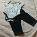 Disney Matching Sets | 2/$15 Disney Mickey Mouse Outfit Size 12 Months | Color: Black/White | Size: 12mb