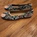 Madewell Shoes | Madewell Brand New , Never Worn ! Snakeskin Flat Size 71/2 | Color: Black | Size: 7.5