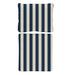 Replacement Seat and Back Cushion Cover with Zipper - 25x47.5 - Fast Dry, Canopy Stripe Navy/Sand Sunbrella - Ballard Designs Canopy Stripe Navy/Sand Sunbrella - Ballard Designs