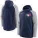 Men's Nike Navy/Gray Toronto Blue Jays Authentic Collection Performance Raglan Full-Zip Hoodie