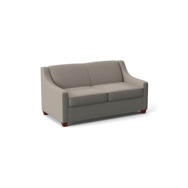 edgecombe-furniture-phillips-68"-recessed-arm-sofa-bed-w--reversible-cushions-polyester-in-red-|-34.5-h-x-68-w-x-36-d-in-|-wayfair-21958hstahar03/