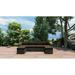 Wade Logan® Suffern Sectional Seating Group w/ Cushions All - Weather Wicker/Wicker/Rattan in Gray | Outdoor Furniture | Wayfair