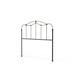 Sand & Stable™ Tortola Steel Metal Camelback Curved Headboard Metal in Black/Yellow | 52 H x 77.5 W x 2 D in | Wayfair