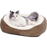 Quiet Time MidWest Homes for Pets Cuddle Bed Polyester/Fleece in Brown | 7 H x 22 W x 19.5 D in | Wayfair 40279-CST