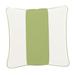 Colorblock Sunbrella Outdoor Pillow Cover - Kiwi/White, 20" x 20" - Ballard Designs Kiwi/White 20" x 20" - Ballard Designs