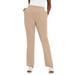 Plus Size Women's Soft Ease Pant by Jessica London in New Khaki (Size 26/28)