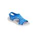 Wide Width Women's The Serafina Sandal by Comfortview in Blue Multi (Size 7 W)