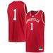 Men's adidas #1 Red Louisville Cardinals Reverse Retro Jersey