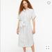 J. Crew Dresses | J.Crew Relaxed-Fit Short-Sleeve Cotton Poplin Shirtdress In Stripe | Color: White | Size: Xs