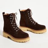 Anthropologie Shoes | Htf Anthropologie Harvest Hiker Boots | Color: Brown/Tan | Size: 8.5