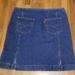 Levi's Skirts | 3/$15 Or 5/$25 Levi's Western Denim Blue Jean Skirt | Color: Blue | Size: 11j