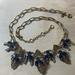 J. Crew Jewelry | J Crew Statement Necklace | Color: Blue/Gold | Size: Os