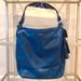 Coach Bags | Coach Legacy Blue Leather Crossbody Hobo Bag | Color: Blue | Size: Os