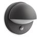 Philips myGarden June 162469316 Wall Light 12 W Anthracite with Motion Sensor Charcoal