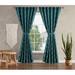 Latitude Run® Lynee Synthetic Solid Color Blackout Thermal Back Tab/Rod Pocket Single Curtain Panel Synthetic in Green/Blue | 96 H x 52 W in | Wayfair