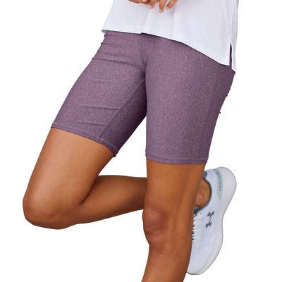 Under Armour Women's Heatgear Armour Bike Short (Size S) Club Purple/Purple Switch, Polyester,Elastine