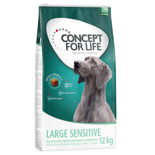 2 x 12kg Large Sensitive Concept for Life Hundefutter trocken