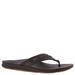 REEF Ortho-Seas Flip Flop - Mens 8 Black Sandal Medium
