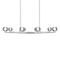 Modern Forms Double Bubble 43 Inch 8 Light LED Linear Suspension Light - PD-82044-SN