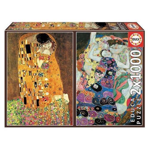 Klimt 2x1000 Teile Art Collection Puzzle