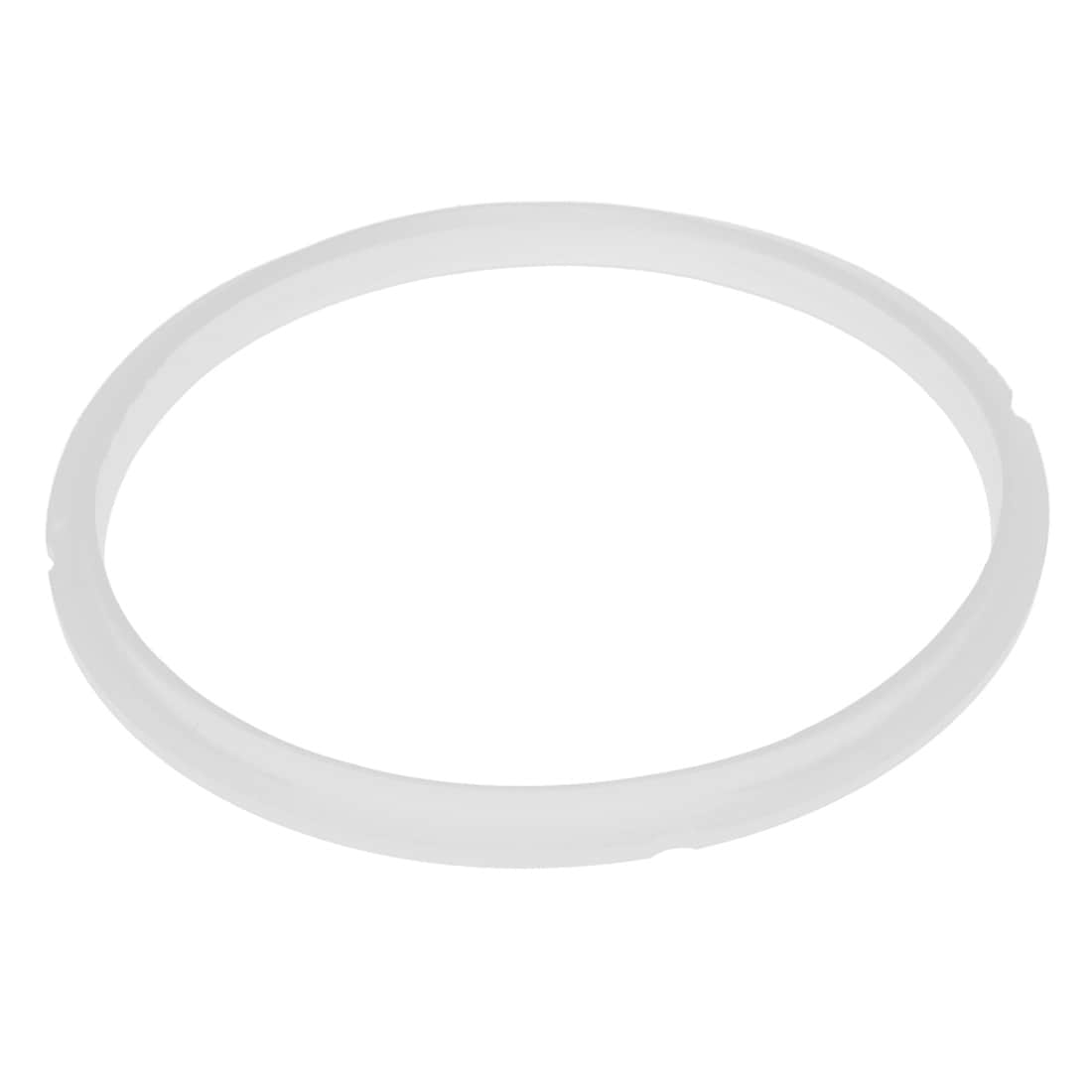 Cooker Silicone Gasket Sealing Ring 20cm Internal Diameter - White