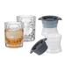 Mikasa Craft 4PC Whiskey Set with Ice Molds