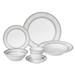 Lorren Home Trends 'Sirena' 24-piece Porcelain Dinnerware Set